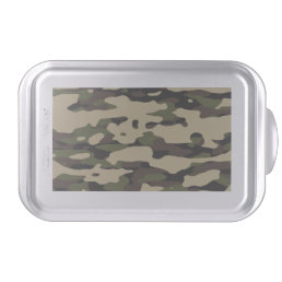 Trendy Colors Camouflage Abstract Pattern Cake Pan