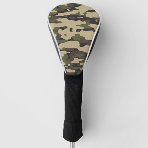 Trendy Colors Camouflage Abstract Pattern Golf Head Cover