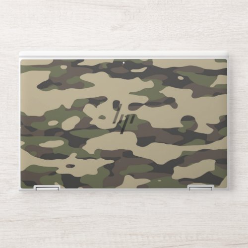 Trendy Colors Camouflage Abstract Pattern HP Laptop Skin