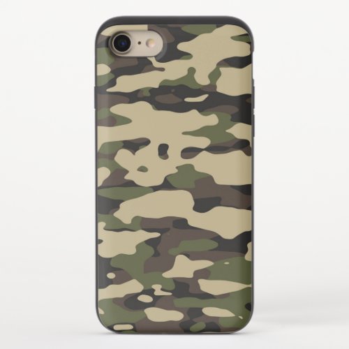 Trendy Colors Camouflage Abstract Pattern iPhone 87 Slider Case