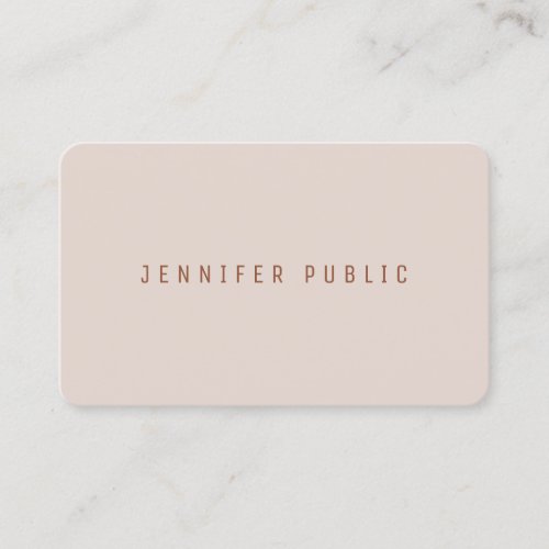 Trendy Colors Professional Template Elegant Luxury Business Card