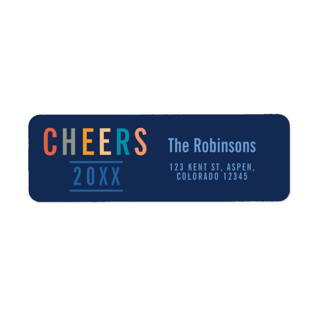 Trendy Colorways 2018 Holiday Label (Front)