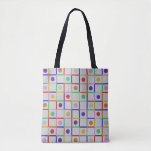 Trendy Colourful Abstract Tote Bag