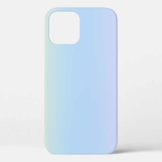 Trendy Contemporary Light Blue Case-Mate iPhone Case (Back)