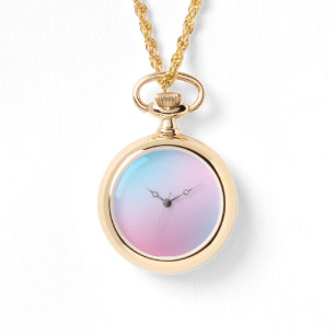 Trendy Contemporary Teal Pink Blue Women's Watch