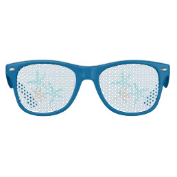 Trendy Cool Blue Sea Star Kids Sunglasses
