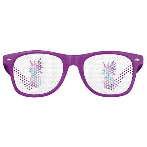 Trendy Cool  Colorful Pineapple Retro Sunglasses