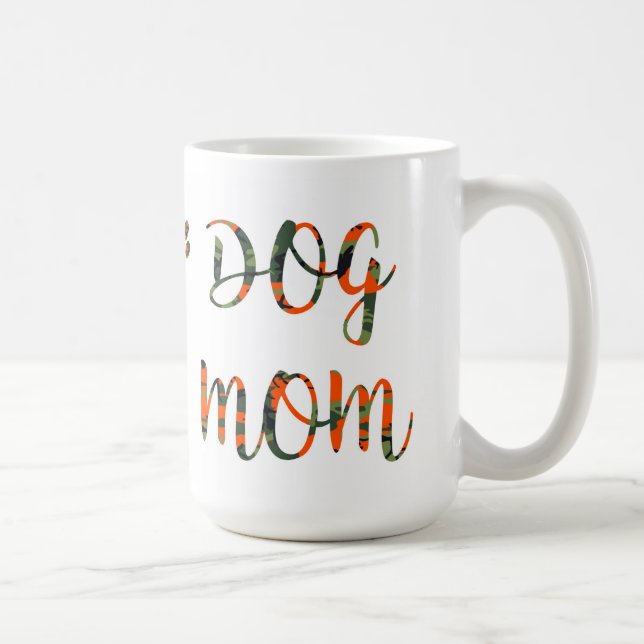 Trendy Cool Dog Mom Coffee Mug (Right)