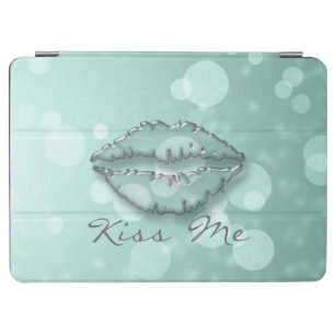 Trendy Cool Girly,Bokeh,Lips,Kiss Me iPad Air Cover