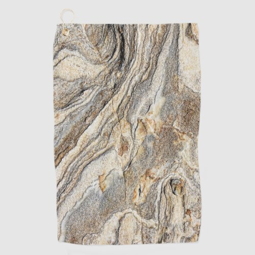 Trendy Cool Marble Pattern  Golf Towel