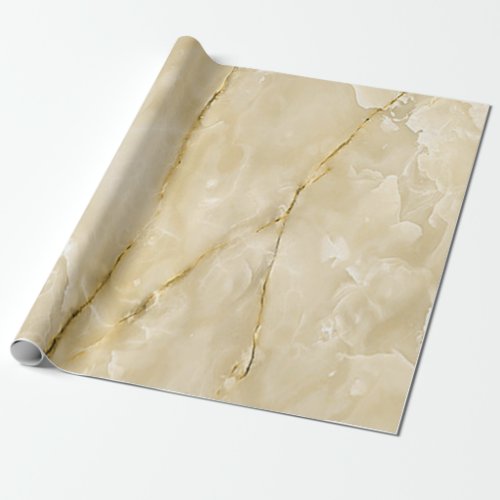 Trendy Cool Marble Pattern Stone Texture Wrapping Paper