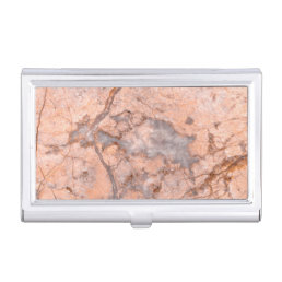Trendy Cool Marble Stone Texture Business Card Case