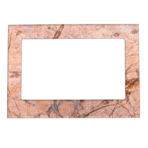 Trendy Cool Marble Stone Texture Magnetic Frame