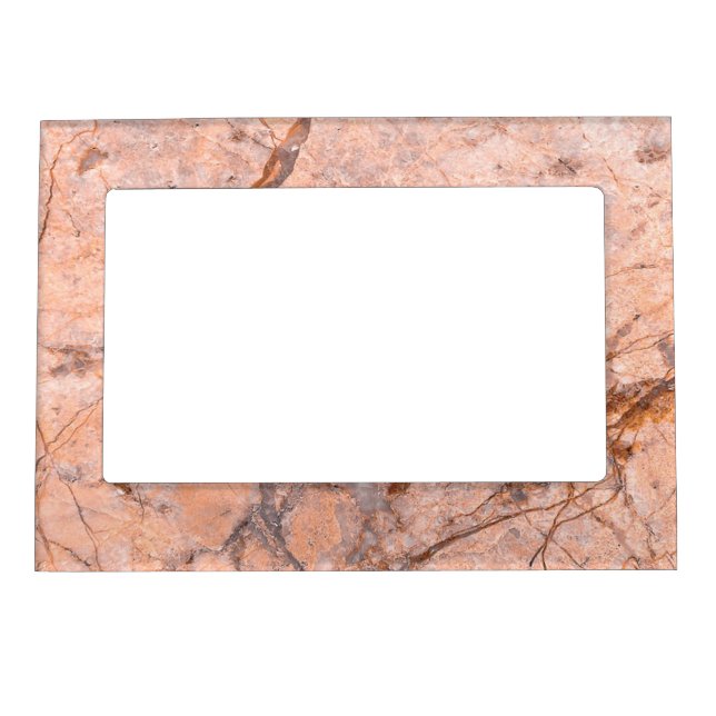 Trendy Cool Marble Stone Texture Magnetic Frame (Front)