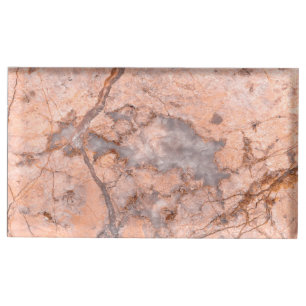 Trendy Cool Marble Stone Texture Place Card Holder