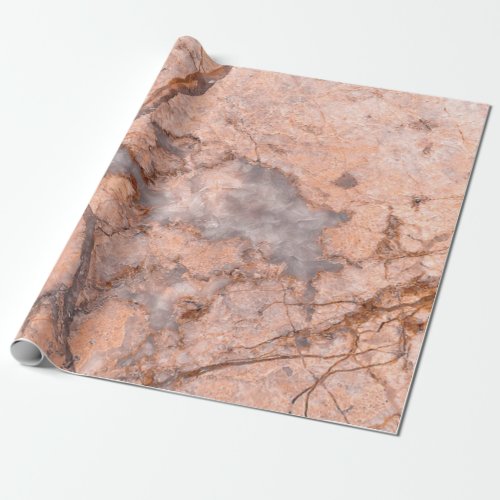 Trendy Cool Marble Stone Texture Wrapping Paper