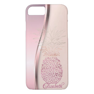 Trendy Cool Pineapple - Personalized iPhone 8/7 Case