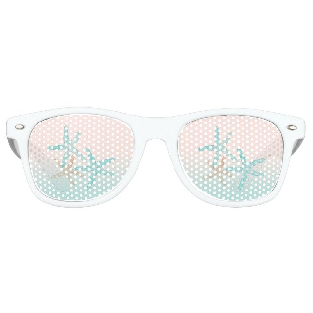 Trendy Cool  Sea Star Retro Sunglasses (Front)