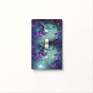 Trendy Cool Sparkly New Nebula Design Light Switch Cover