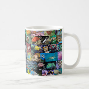 Trendy Coral Reef Marine Life Fish Animals Photos Coffee Mug