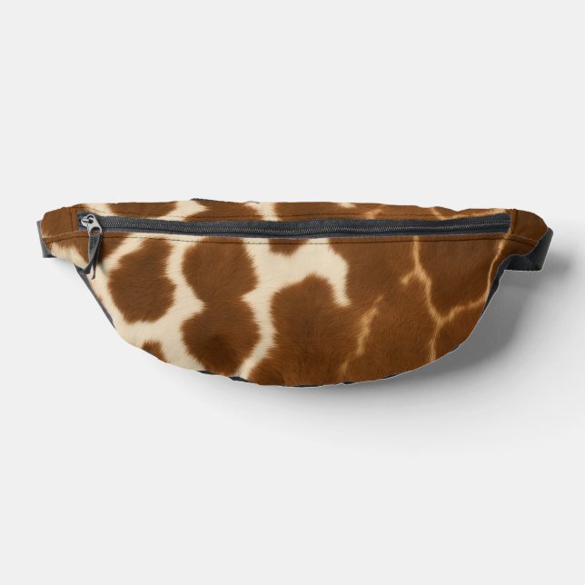 Trendy Cow Faux Leather Elegant Collection Fanny Pack (Lay Down)