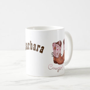 Trendy Cowgirl Boots Cute Western Style Coffee Mug