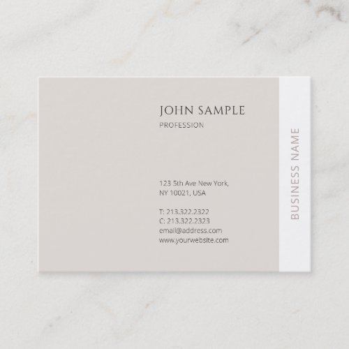 Trendy Creative Modern Simple Professional Elegant Business Card