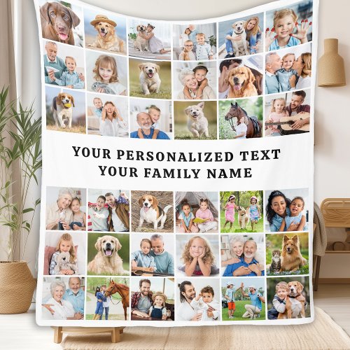 Trendy Custom 36 Photos Collage Cute Modern Family