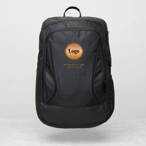Trendy Custom Business Add Gold Logo Promotional Port Authority Backpack