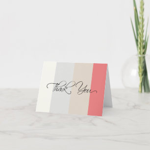 Trendy Custom Business Thank You Cards