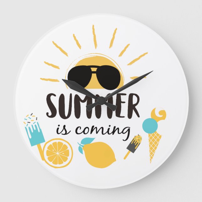 Trendy Custom Design | Personalized Gift, Unique A Large Clock (Front)