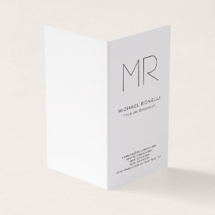 Trendy custom made modern minimalist business card