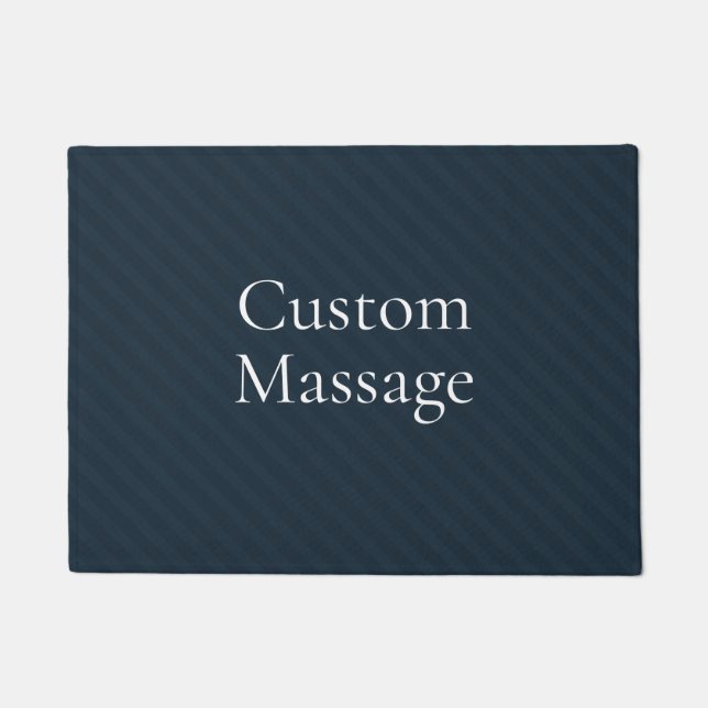 Trendy Custom Massage Modern simple  Doormat (Front)