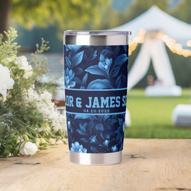 Trendy Custom Rose Tumbler For Bridal Shower (Wedding)