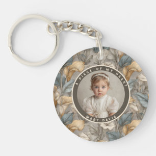 Trendy custom souvenir Floral Calla Lilies Keychain