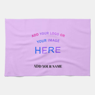 Trendy Customizable Trademark Lavender Hue Kitchen Towel