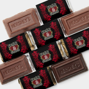 Trendy Customize Hugs And Kisses Valentines Day Hershey's Miniatures