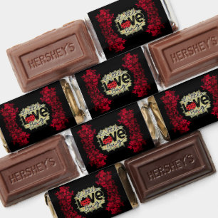 Trendy Customize Love Bug Valentines Day Hershey's Miniatures