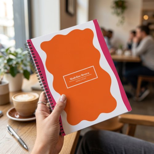 Trendy Cute Abstract Stylish Personalized Notebook
