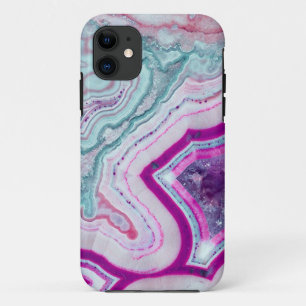 Trendy Cute Agate Geode iPhone 11 Case