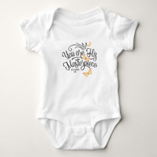 Trendy Cute Baby Clothes With Bible Quote Bodysuit