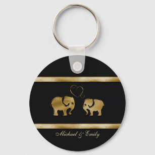 Elephant love hot sale keychain set