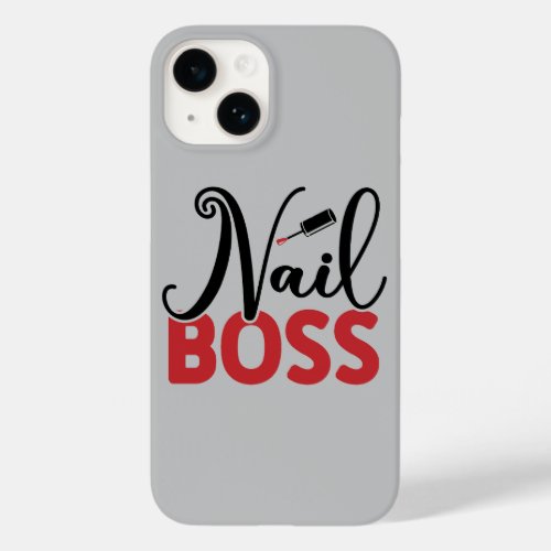 Trendy Cute Nail Boss Nail Salon Case_Mate iPhone 14 Case