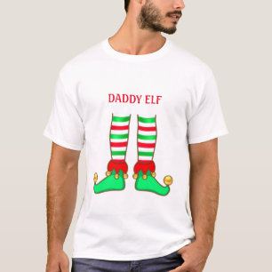 Trendy Dad Elf Christmas T-Shirt