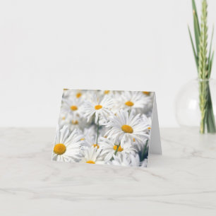 Trendy Daisy Design Note Card