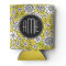 Trendy Daisy Floral Illustration - black & yellow