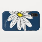 Trendy Daisy Floral Illustration Custom name