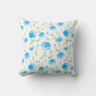 Trendy Daisy Floral     Throw Pillow