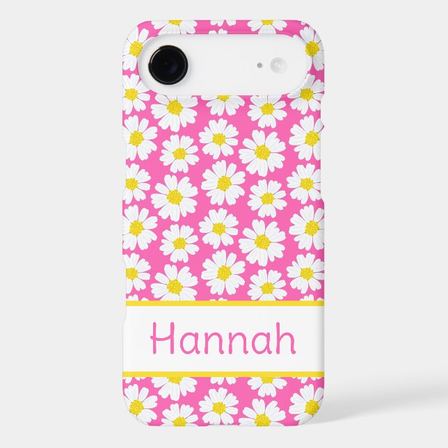 Trendy Daisy Pattern Case-Mate iPhone Case (Back)