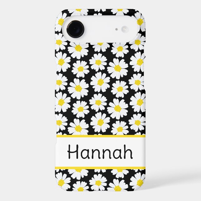 Trendy Daisy Pattern Case-Mate iPhone Case (Back)